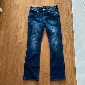 Express Mid-rise Barely Boot Jeans